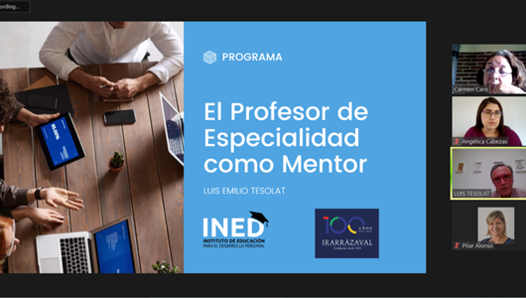 Curso online "El profesor de especialidad como mentor" - RED Irarrázaval